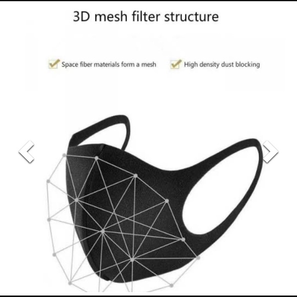 REUSABLE FACEMASK - machine wash safe - Picture 3 of 7